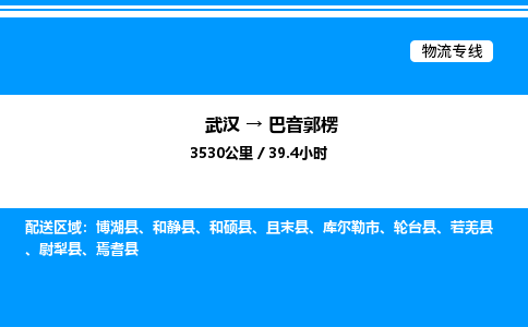 武漢到巴音郭楞物流專(zhuān)線(xiàn)-武漢至巴音郭楞貨運(yùn)公司