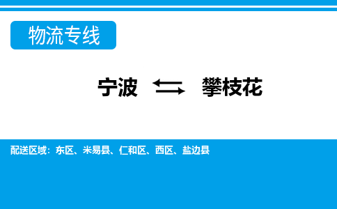 寧波到攀枝花物流專(zhuān)線-寧波至攀枝花貨運(yùn)公司